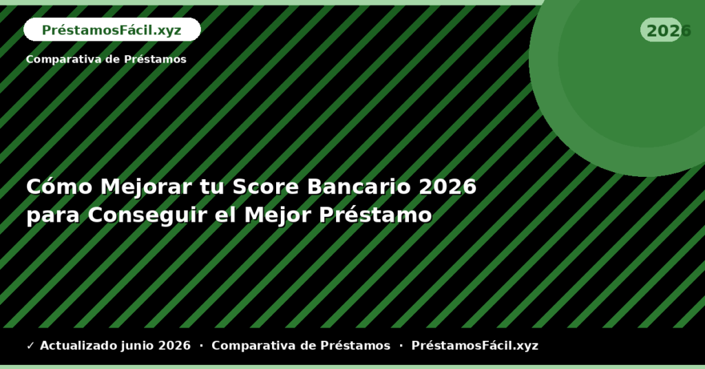 Cómo Mejorar tu Score Bancario para Conseguir el Mejor Préstamo