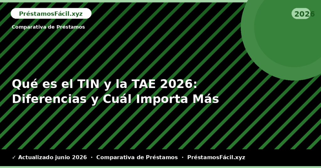 Qué es el TIN y la TAE: Diferencias y Cuál Importa Más